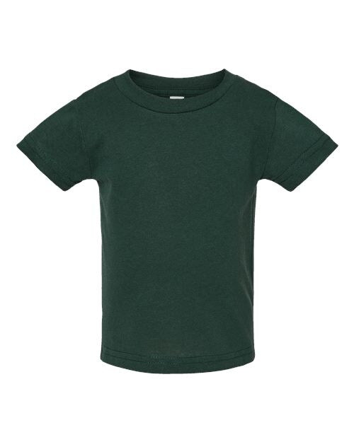 RADYAN® Infant Cotton Crewneck Short Sleeve Jersey T-shirt