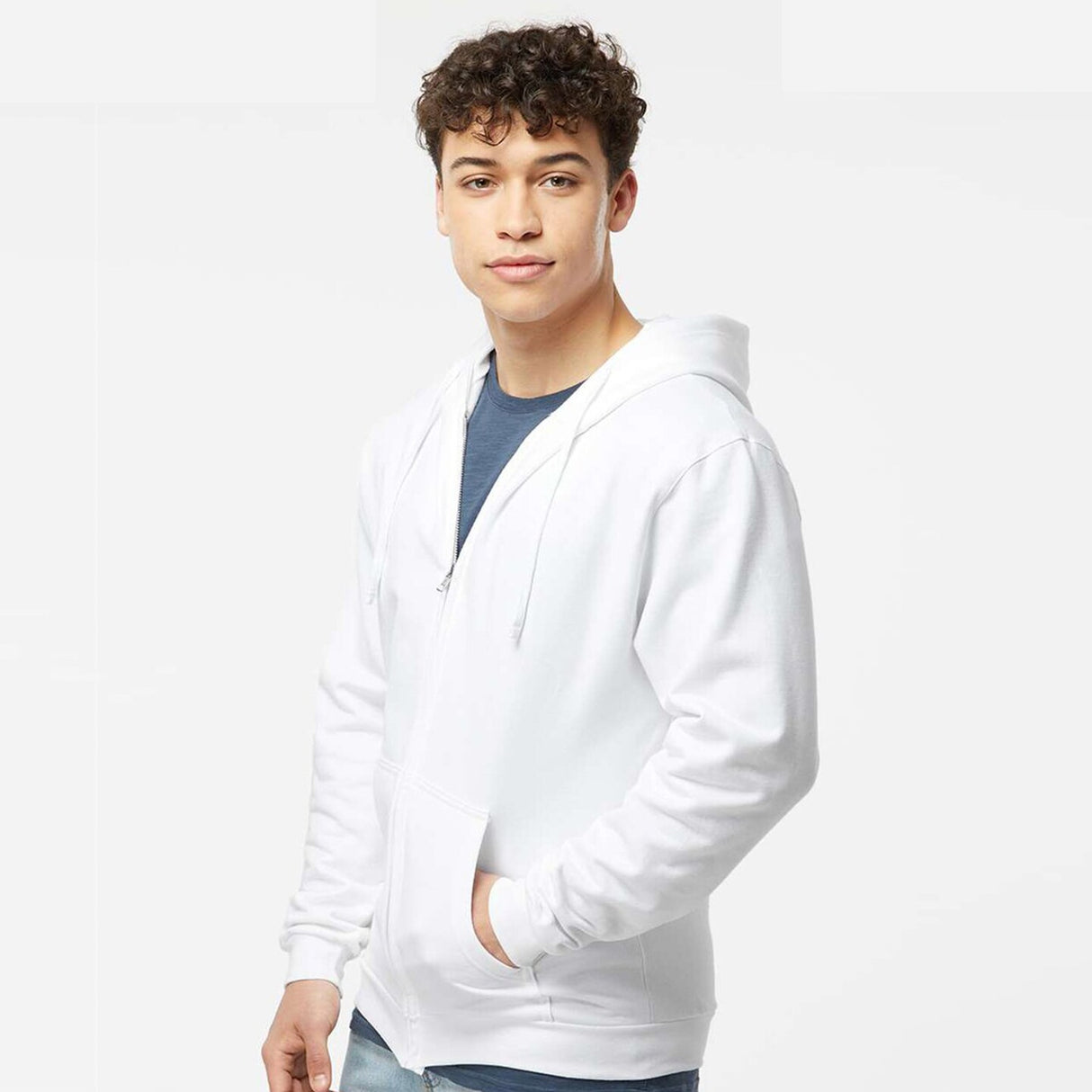 Tultex® Long Sleeve Full Zip Hooded Swearshirt