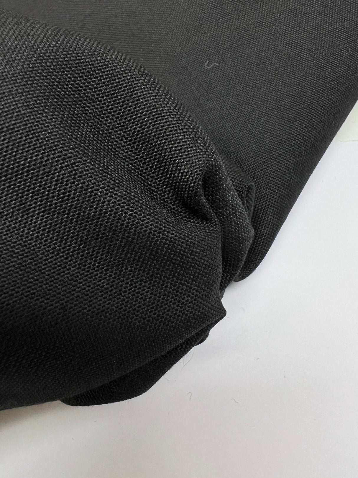 Wool Suiting Fabric Black