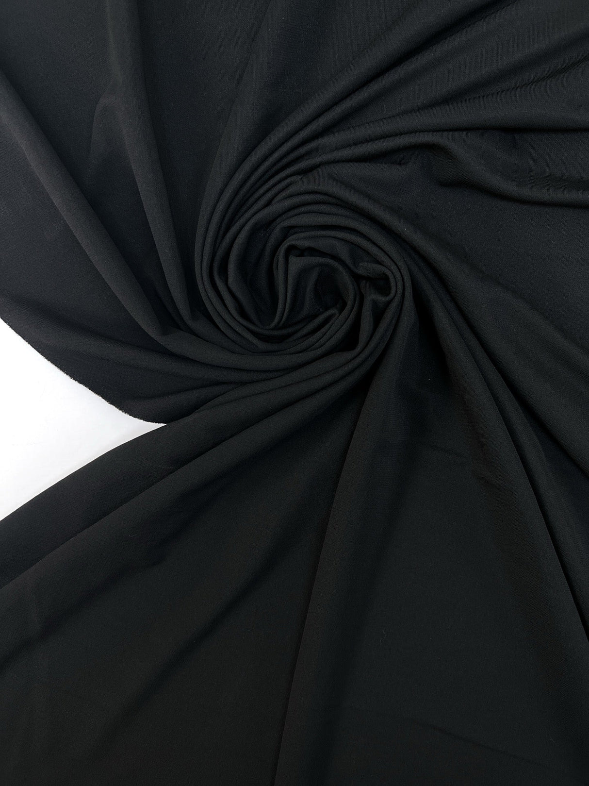 Viscose Knit Fabric Black Stretch