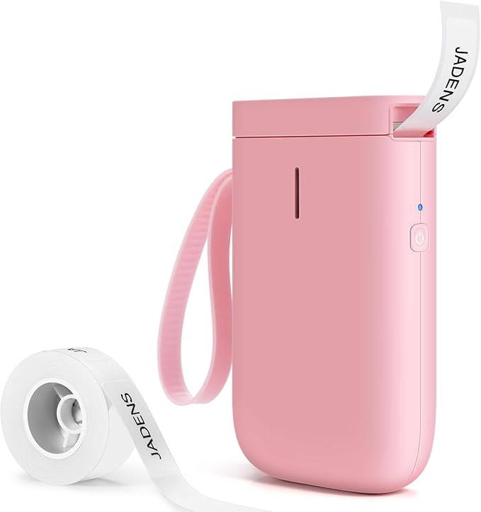 JADENS Label Maker Machine, D11 Portable Bluetooth Printer for Labeling, Home, Office, Organization, Mini Label Maker Machine