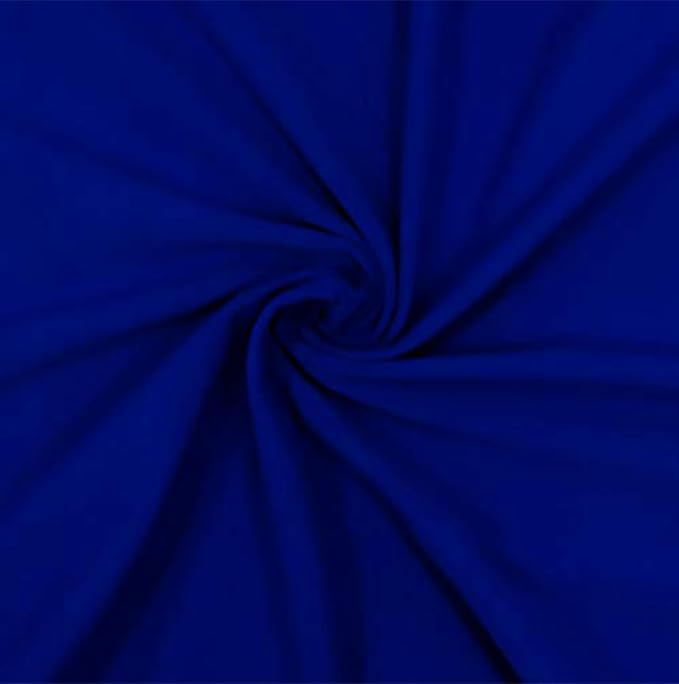 Cotton Spandex Jersey Knit Fabric Royal Blue