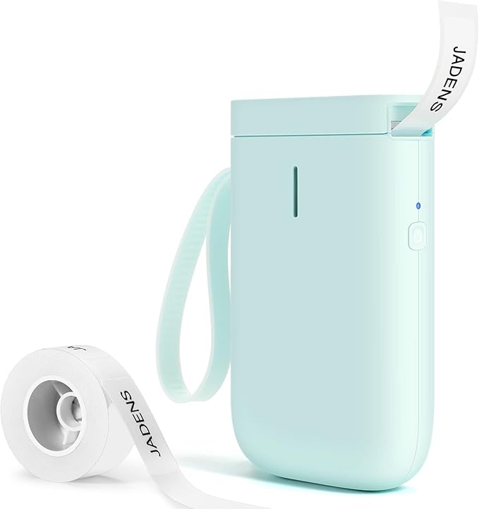 JADENS Label Maker Machine, D11 Portable Bluetooth Printer for Labeling, Home, Office, Organization, Mini Label Maker Machine