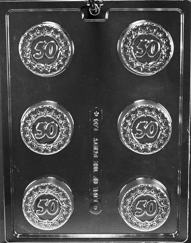 #50 Sandwich Cookie Chocolate Mold - LPL044