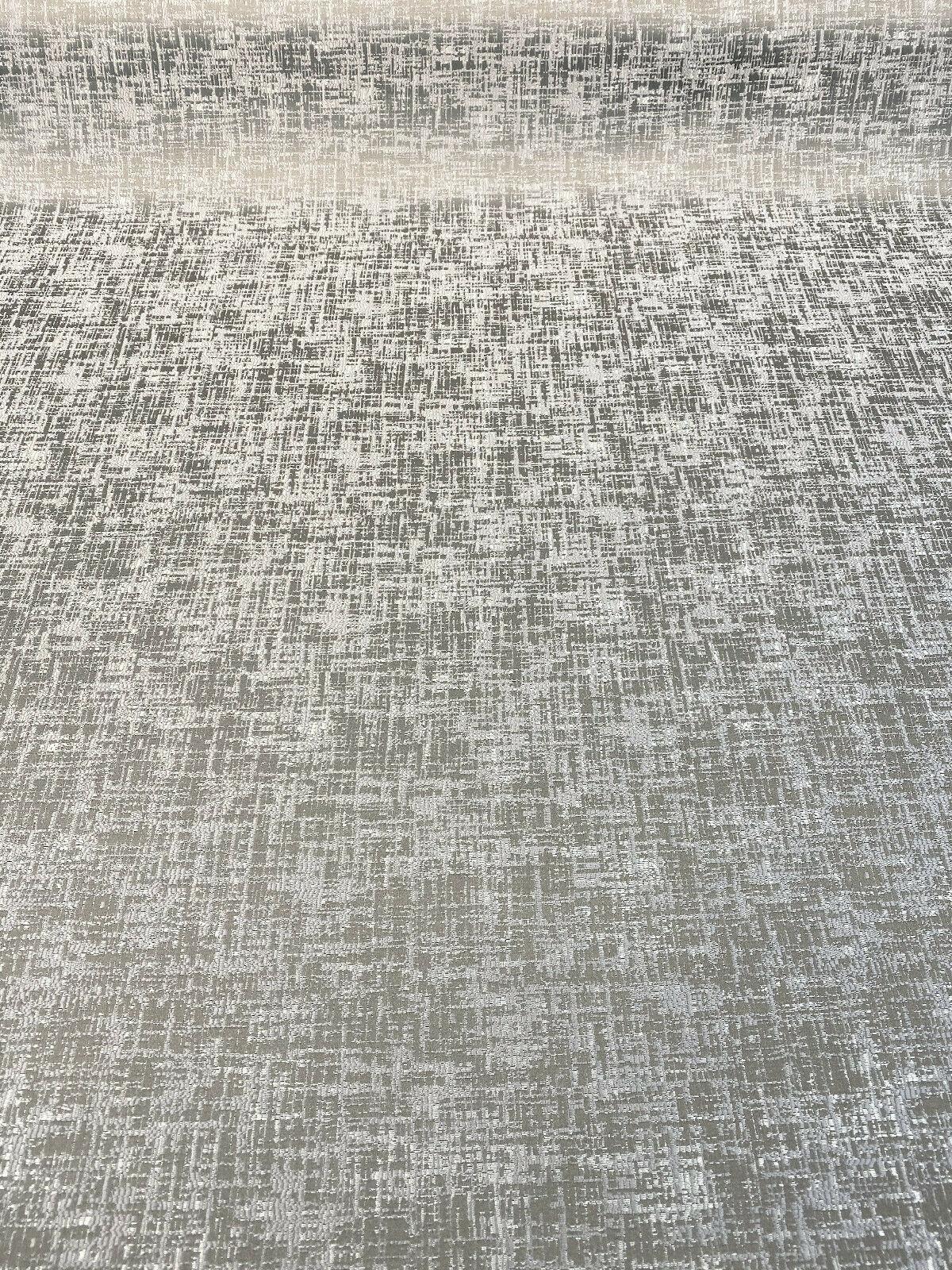 Simba Silver Jacquard Brocade Fabric - Silver, 54" Width, No Repeat (1 Yard)