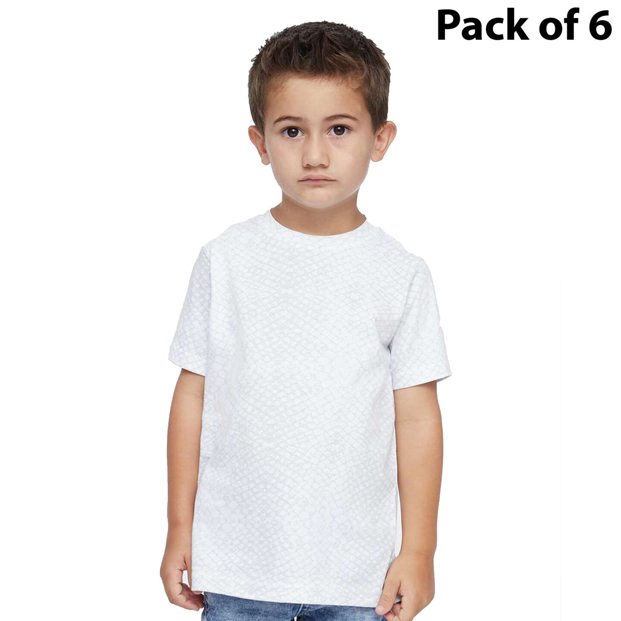 RADYAN® Toddler Fine Jersey Crewneck Short Sleeve Tee - 3321