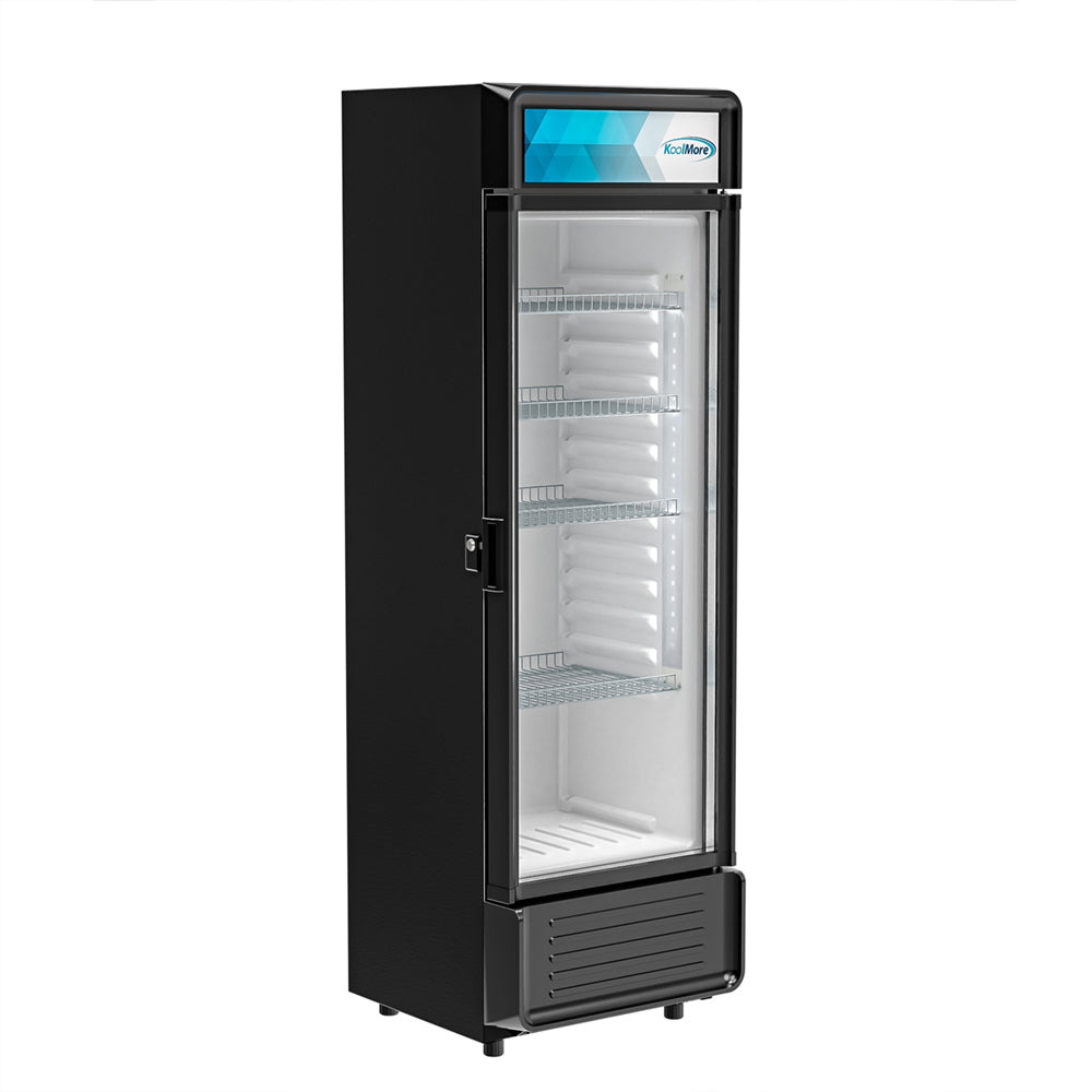 KoolMore One-Door Merchandiser Refrigerator - 9 Cu Ft.