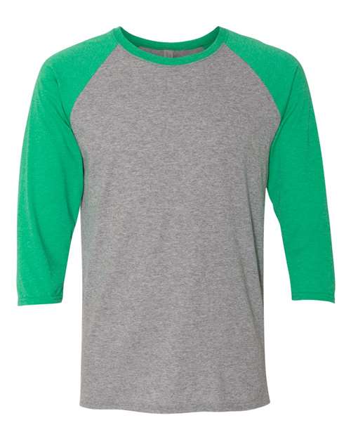 JERZEES Unisex Triblend Three-Quarter Raglan Baseball T-Shirt