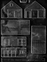3D Barn Chocolate Mold - LPM054