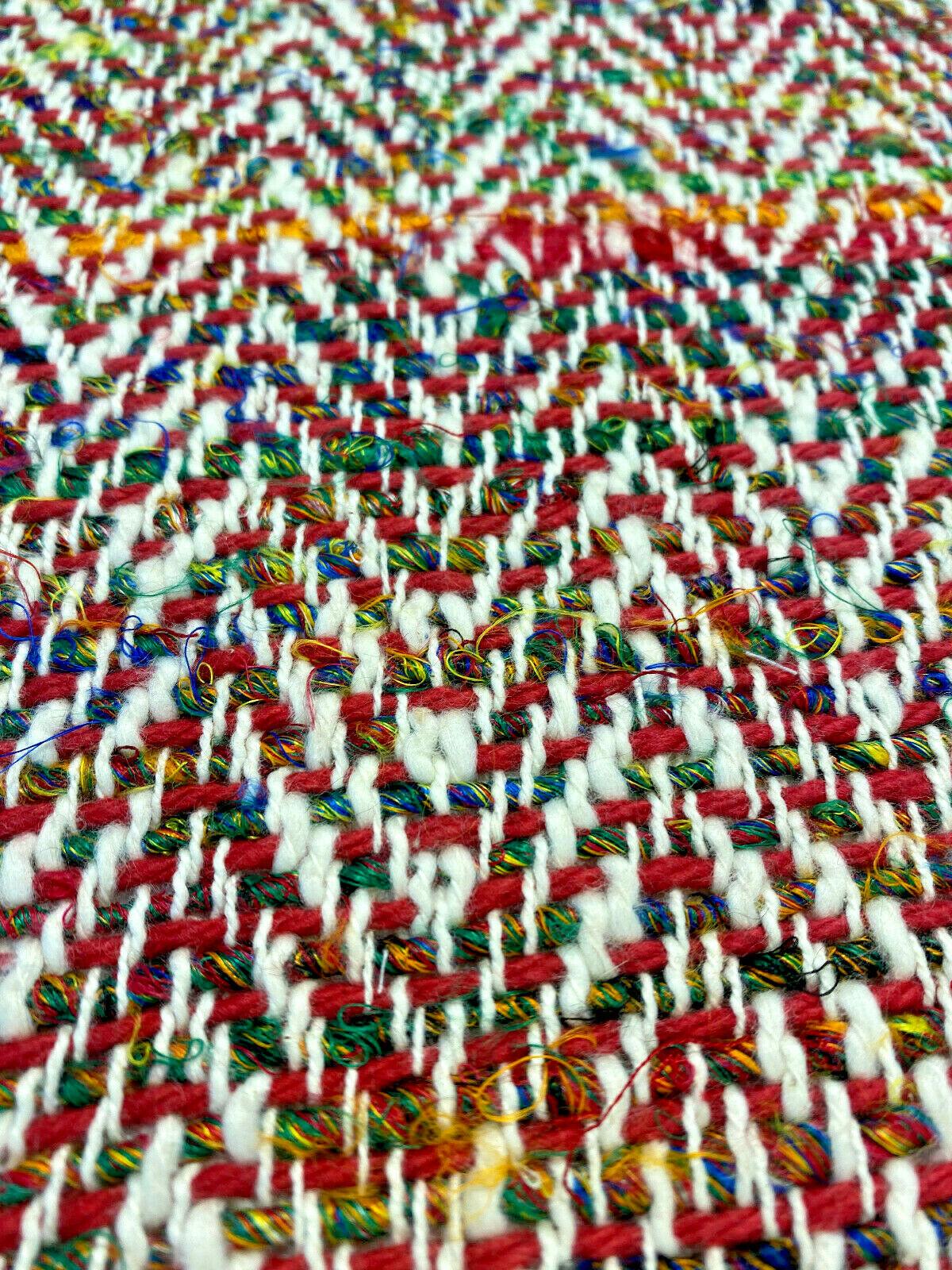 Waverly Handspun Multi Red Jacquard Upholstery Fabric - Multi Red, Woven, 54" Width (1 Yard)