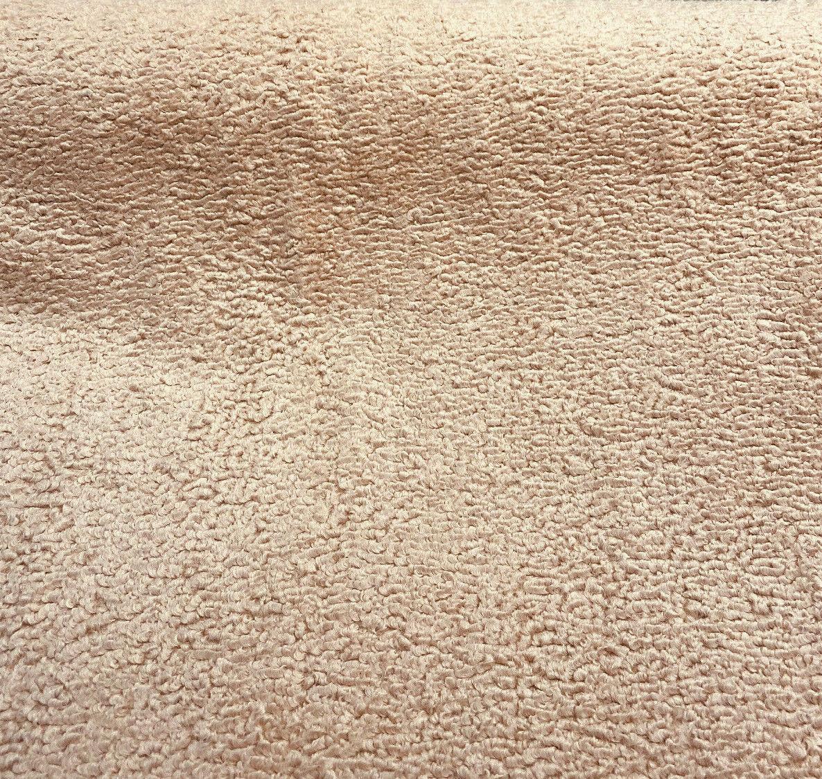 Italian Faux Sheepskin Fabric - Blush Pink, 60" Width (1 Yard)