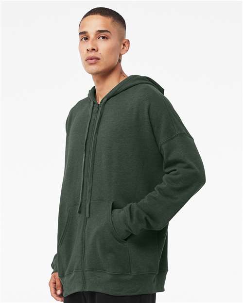 BELLA + CANVAS® Sponge Fleece DTM Full Zip Hoodie