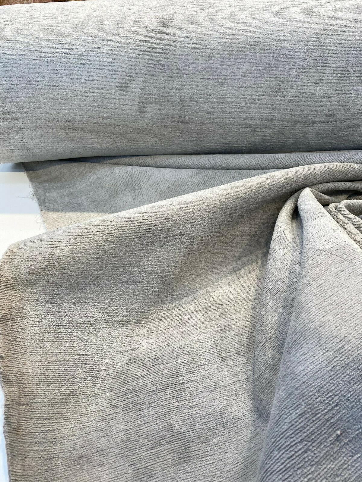 Dorell Catchet Polyester Upholstery Fabric - Silver Eclipse, 57" Width (1 Yard)