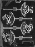 Assorted Rocking Animals Lolly Chocolate Mold - LPB027