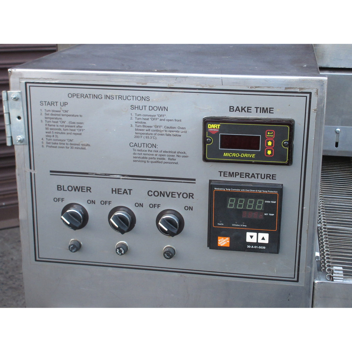 Blodgett MT70PH Conveyer Oven, Gas, Used Excellent Condition