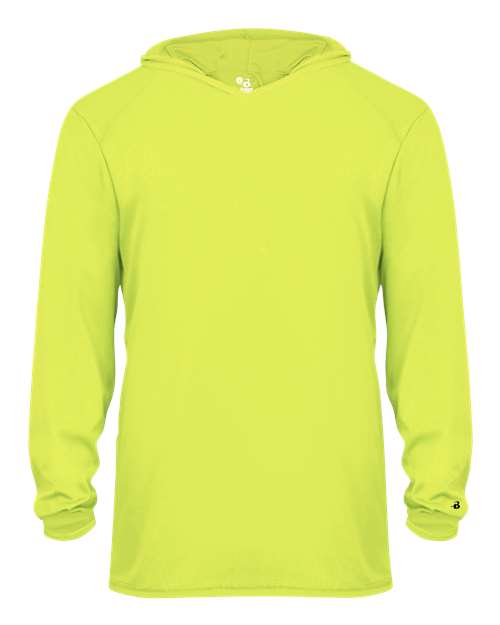 Badger Youth B-Core Long Sleeve Hooded T-Shirt