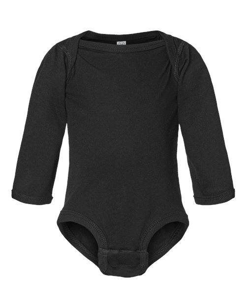 RADYAN® Infant Fine Jersey Long Sleeve Bodysuit Soft Cotton Fabric with Comfortable Snap Closure