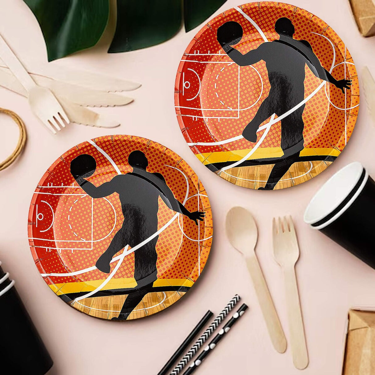 8 Ct. Little Fisherman Gone Fishin’ Paper Dessert Plates 7" Disposable Plates Fishing Theme Party Tableware