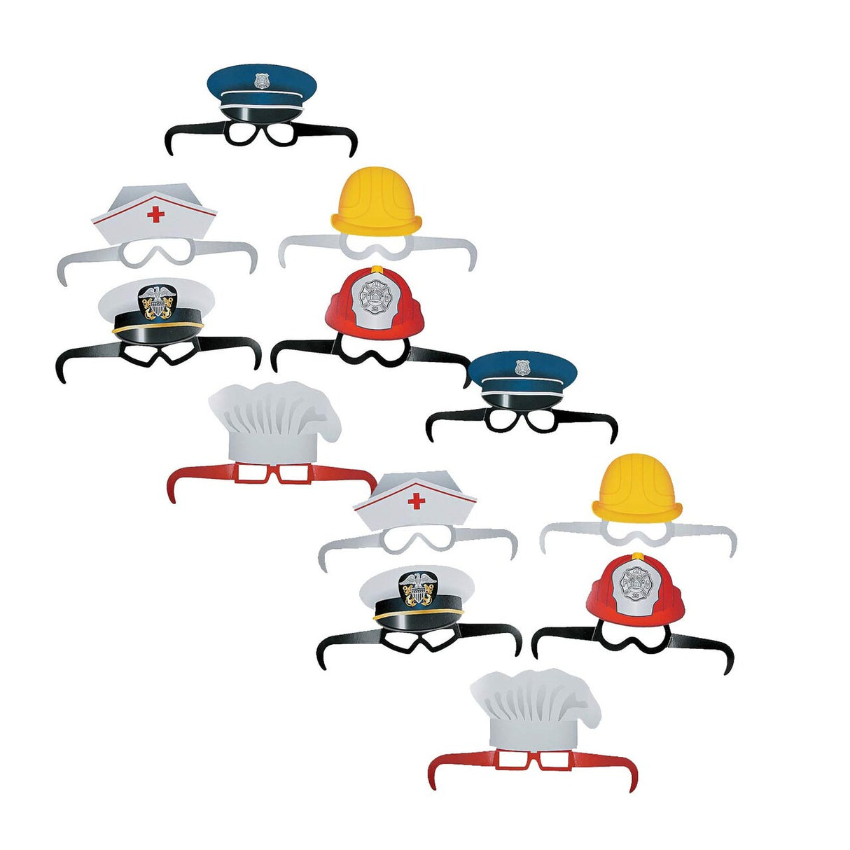 Kids Community Helper Glasses - 12 Pc.