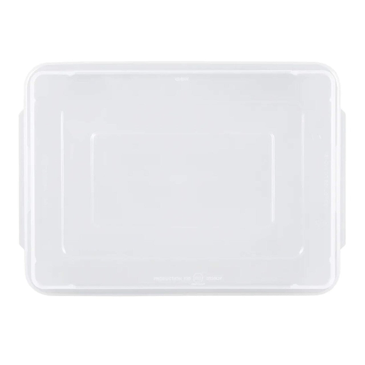 Quarter-Size Sheet Pan Cover 13¾" x 9¾" x 1" Clear Polypropylene Snap On Fit