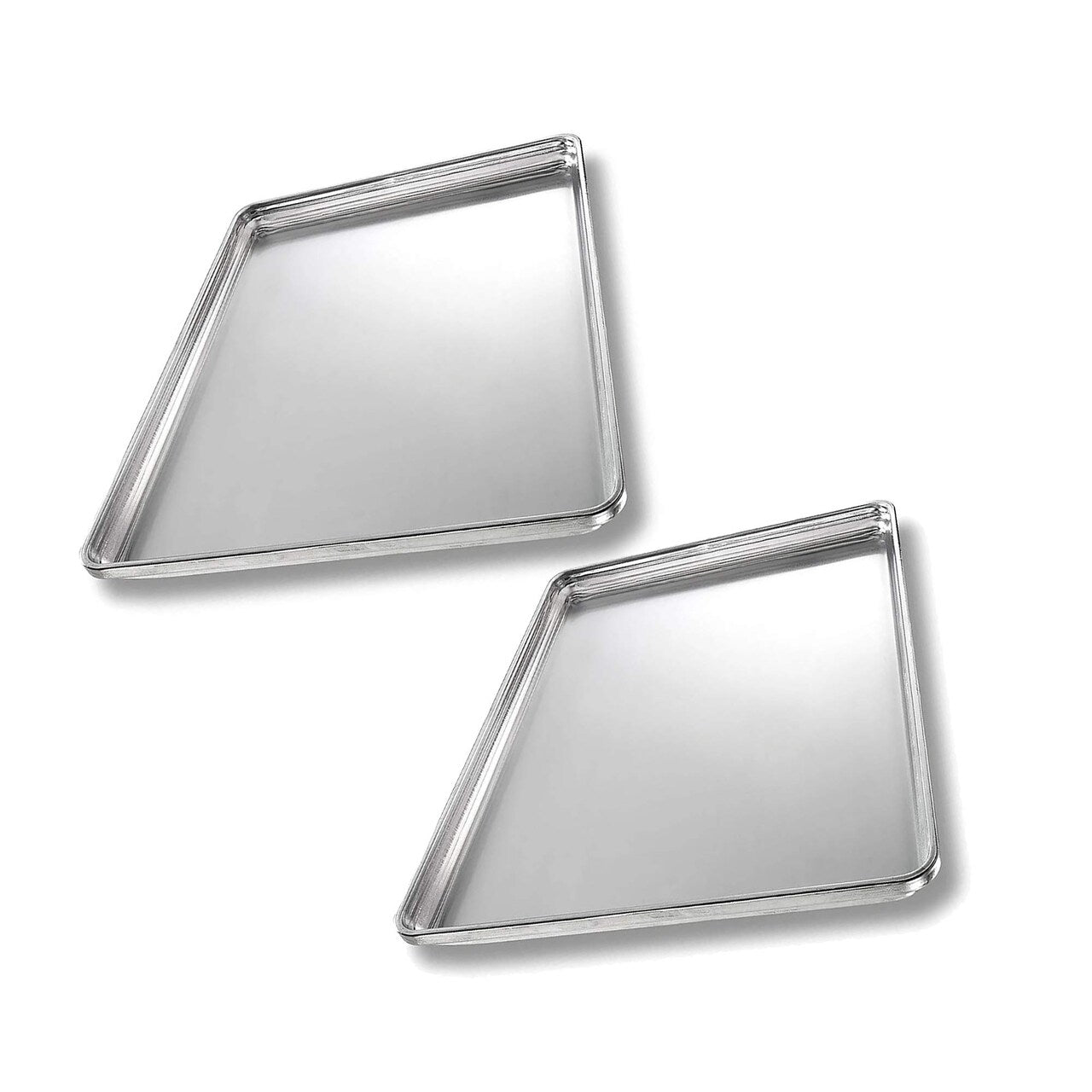 18" x 13" x 1" Half Size Bun Pan 18 Gauge Aluminum StayFlat Concave Bottom