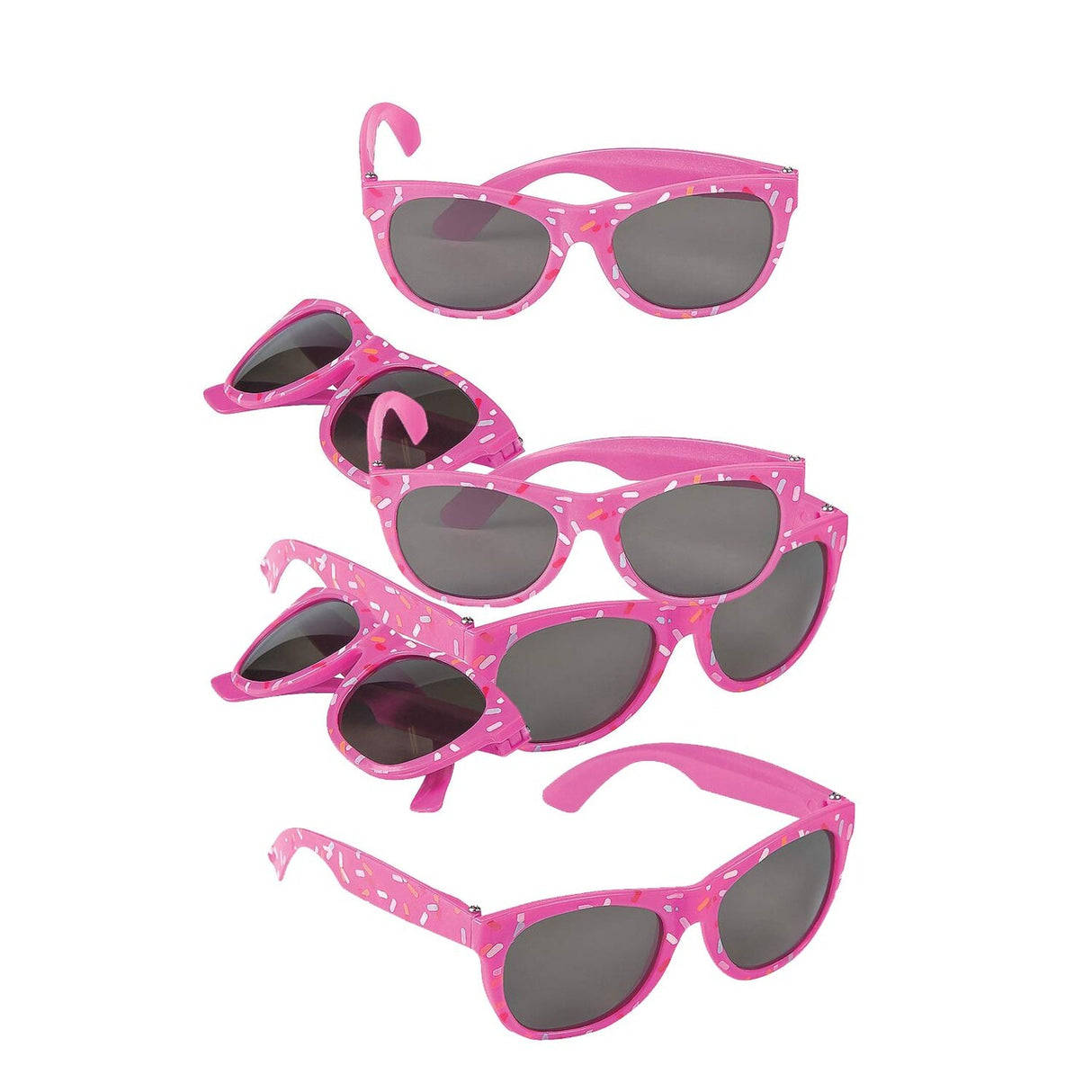 Kids Donut Sprinkle Sunglasses – Pack of 12