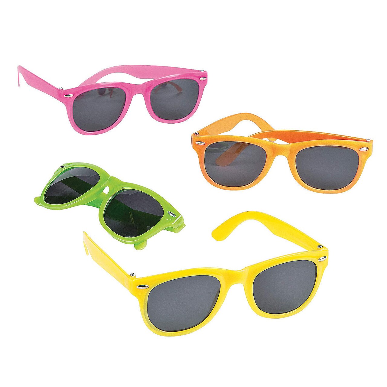 Neon Nomad Sunglasses Set – Pack of 12