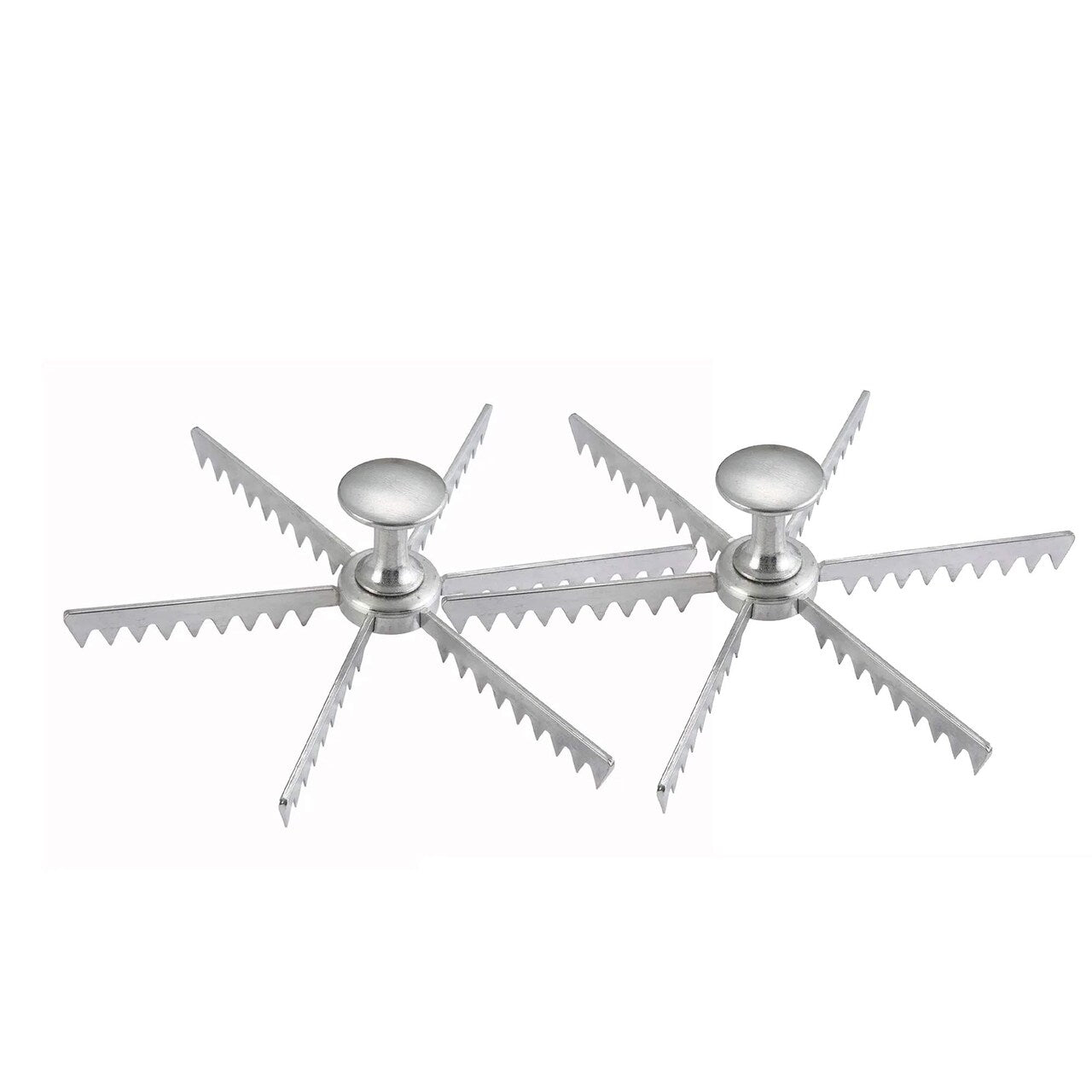 6 Cut Pie & Cake Marker Cast Aluminum Portioning Tool