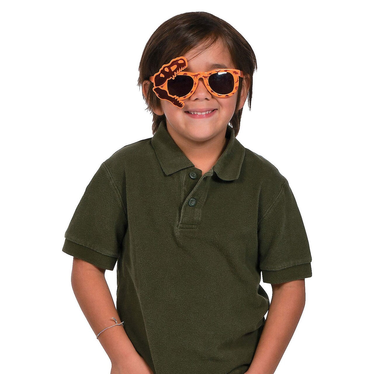 5" x 1 3/4" Kids Dino Dig T-Rex Skull Plastic Novelty Sunglasses - 12 Pc.