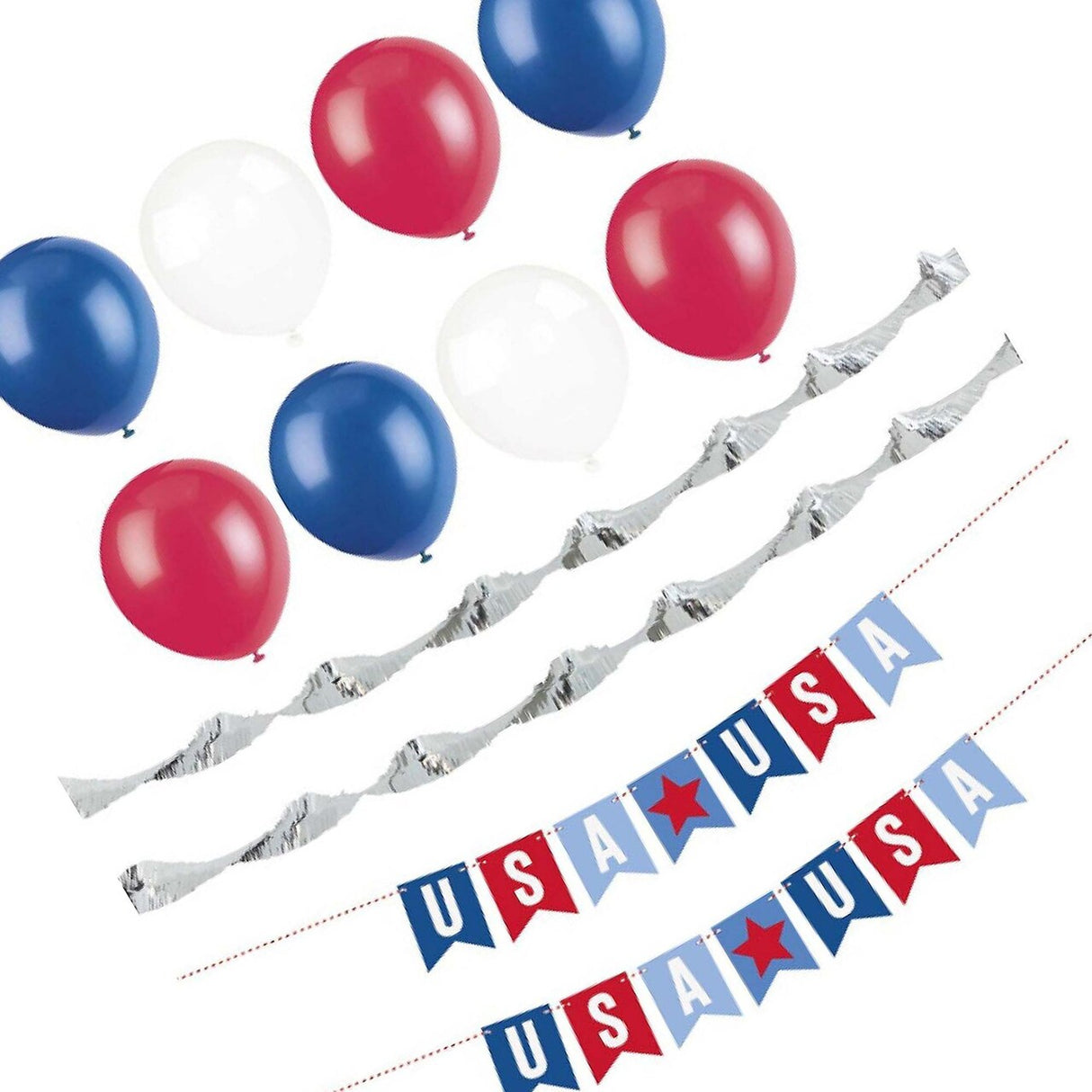 Patriotic USA Car Decorating Kit 12pc
