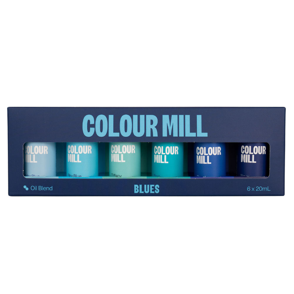 Colour Mill Oil Based Food Color, Blue, 20ml, Set of 6