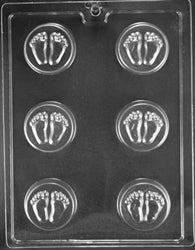 Baby Feet Sandwich Cookie Chocolate Mold