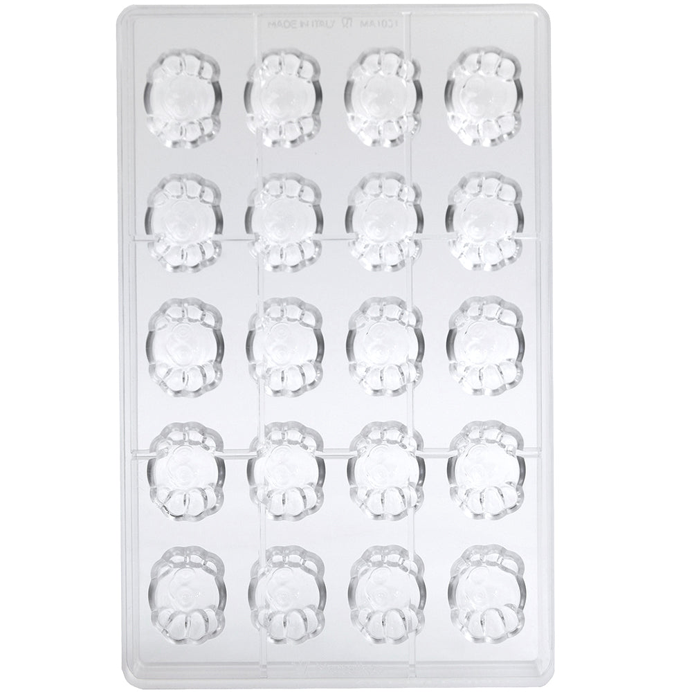 Martellato Polycarbonate Chocolate Mold 'Whisky' Spider, 20 Cavities