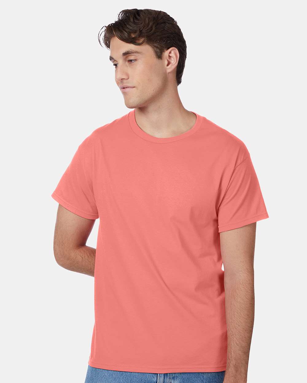 12 Pack Men's Authentic 100% Cotton Crew Neck T-Shirt