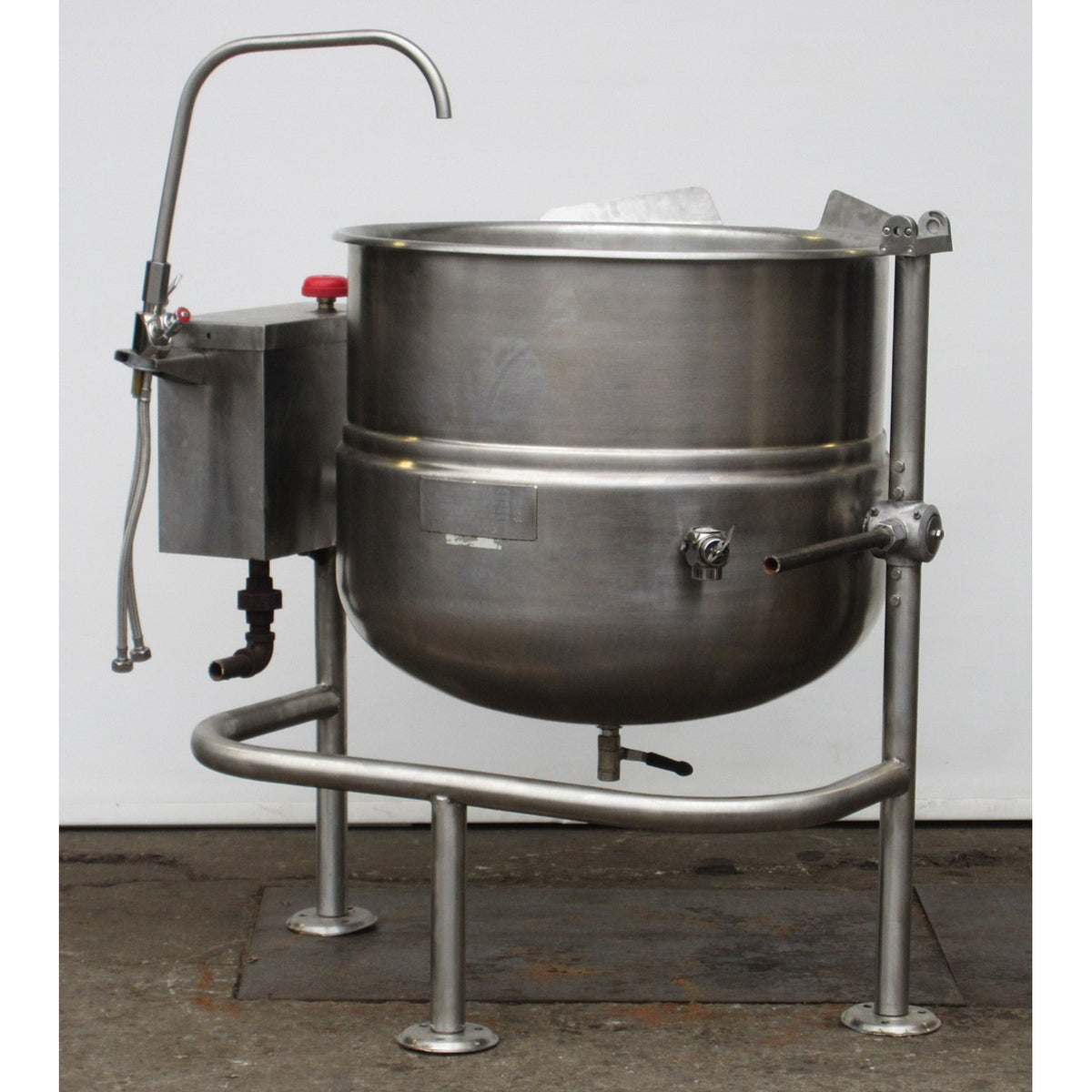 Cleveland KDL-40-T 40 Gallon Direct Steam Kettle, Used Excellent Condition