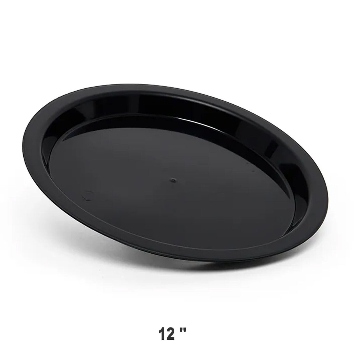 25 Pieces High Rim Polypropylene Platters 12" & 18"