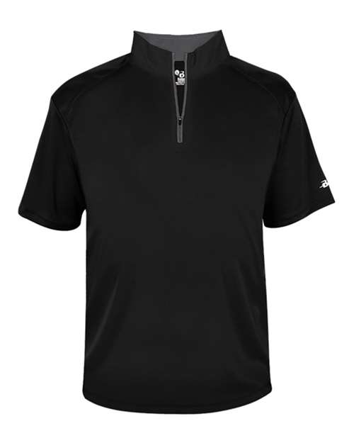 Badger Men's B-Core Short Sleeve Quarter-Zip