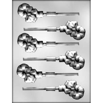 Candy Cane with Bow Sucker Chocolate Mold