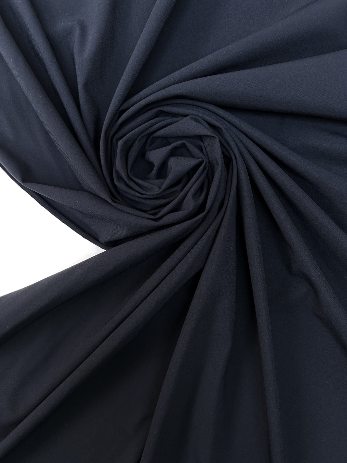 Blue Knitted Polyamide Fabric