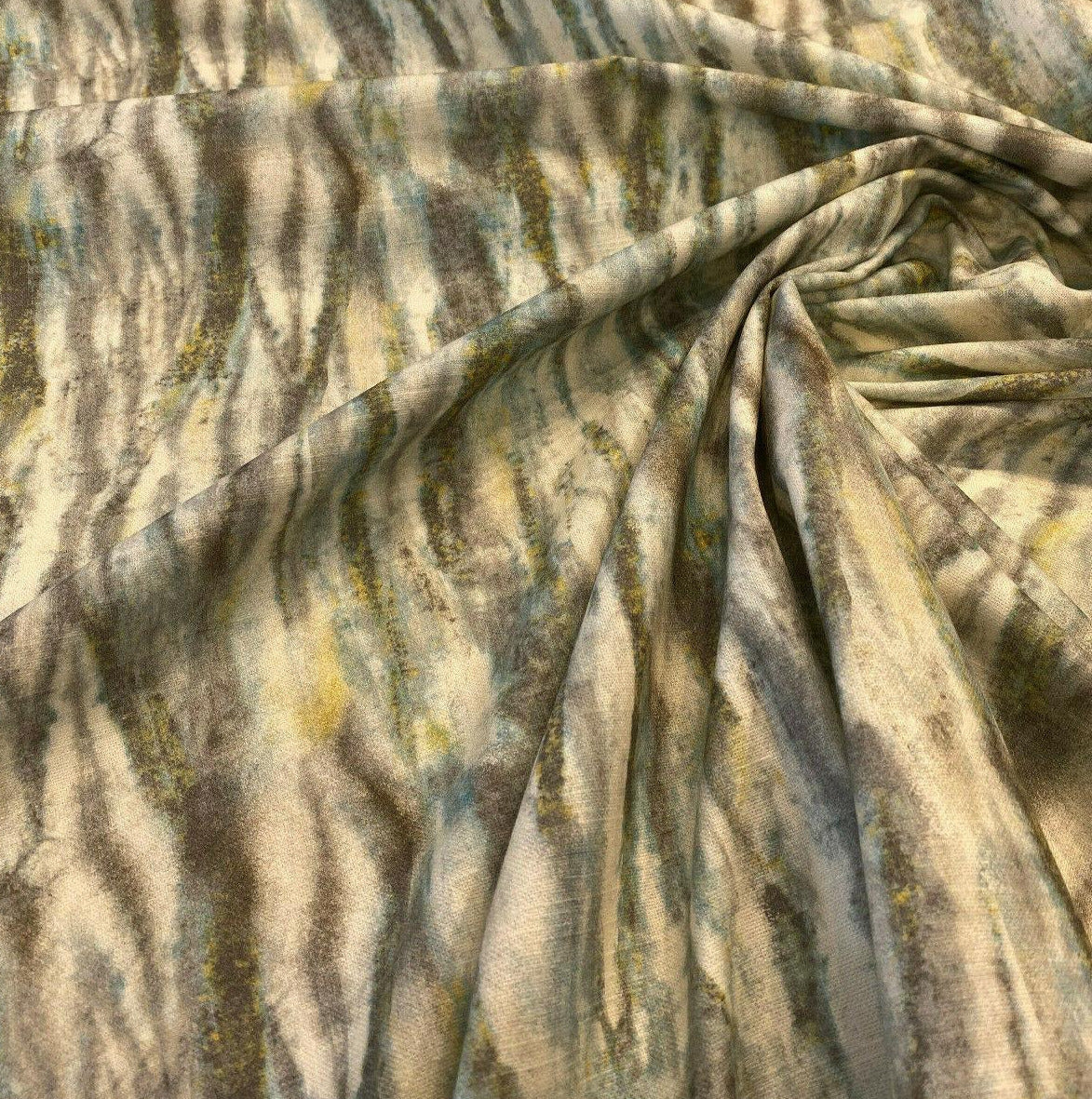 Waverly Blink Of An Eye 100 Percent Cotton Fabric - Glacier Beige, 54" Width, 13.50" Horizontal/Vertical Repeat (1 Yard)