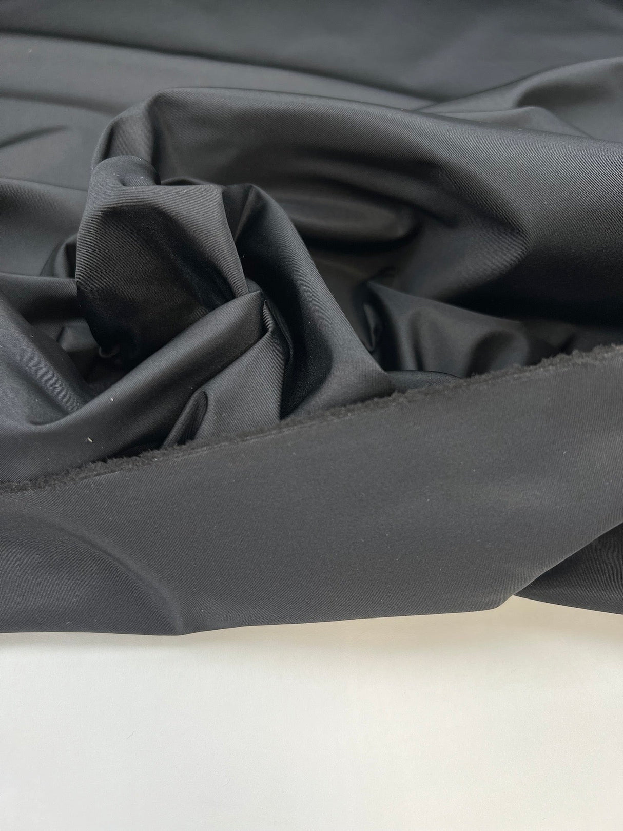 Polyester Rep Weave Suiting Black
