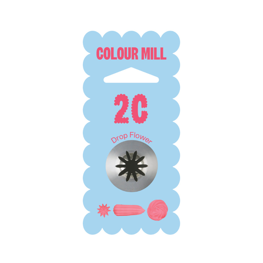 Colour Mill Medium Drop Flower Piping Tip #2C