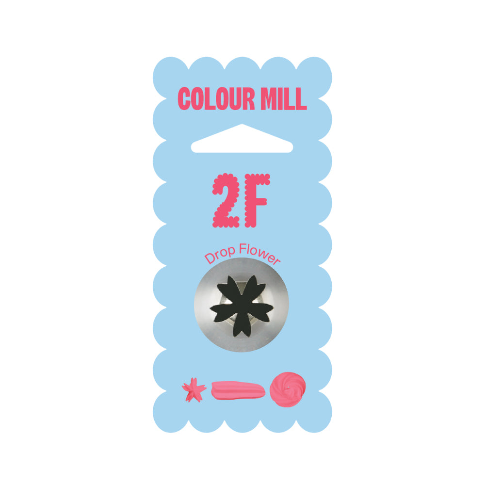 Colour Mill Medium Drop Flower Piping Tip #2F