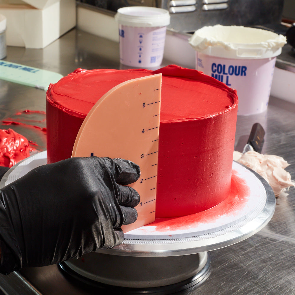 Colour Mill Acrylic Serial Icing Cake Scraper, 6"