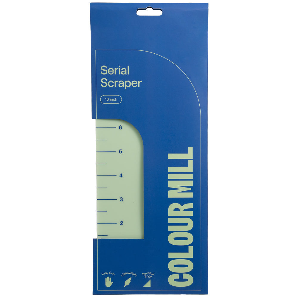 Colour Mill Acrylic Serial Icing Cake Scraper, 10"