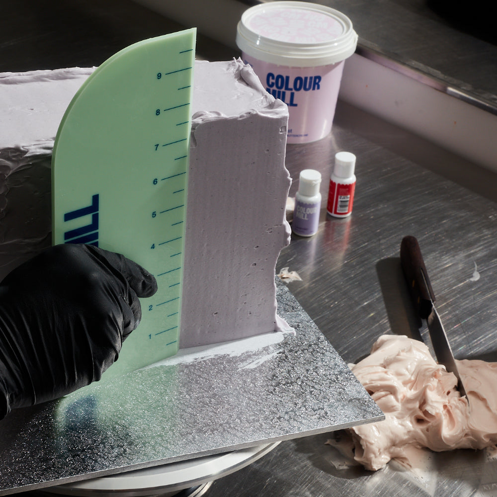 Colour Mill Acrylic Serial Icing Cake Scraper, 10"