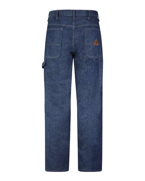 Bulwark Men's Flame Resistant Pre-Washed Denim Dungaree