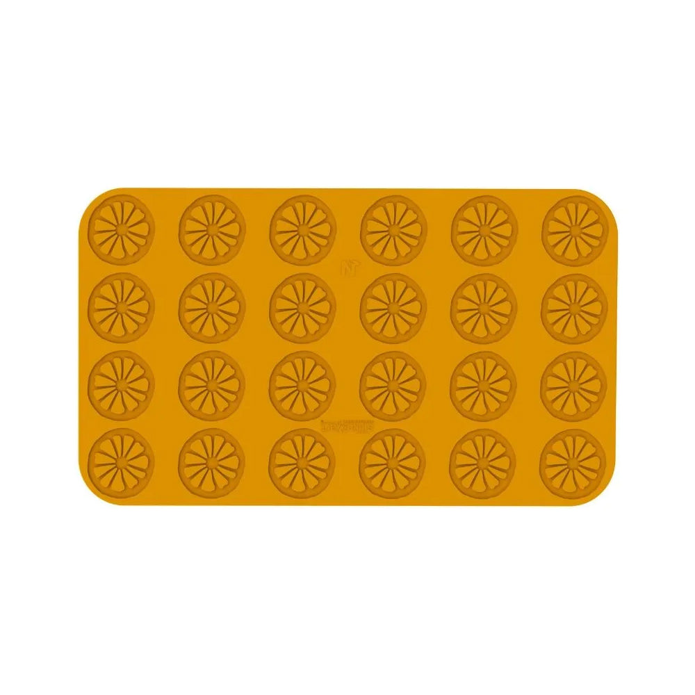 Silikomart ARANCIA Decorative Silicone Mold, 24 Cavities