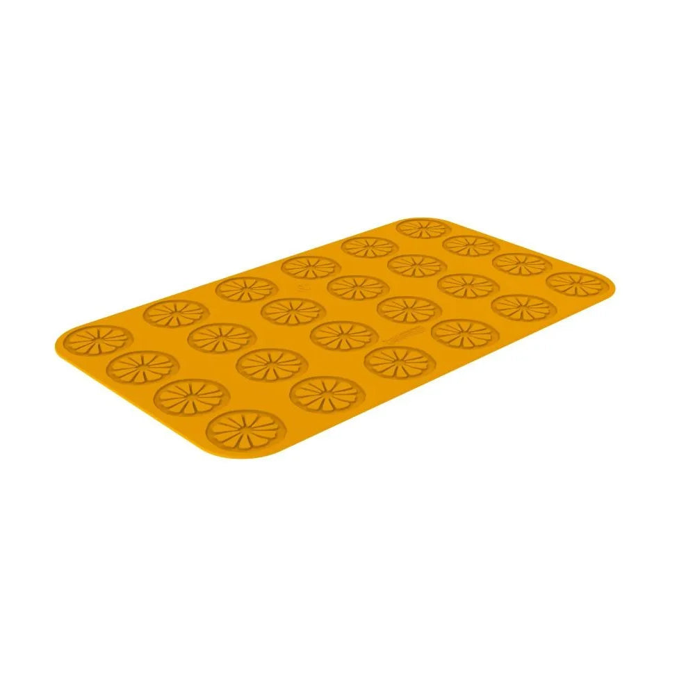 Silikomart ARANCIA Decorative Silicone Mold, 24 Cavities