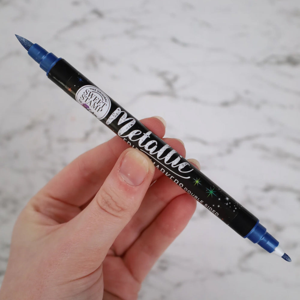 Sweet Stamp Blue Metallic Edible Marker